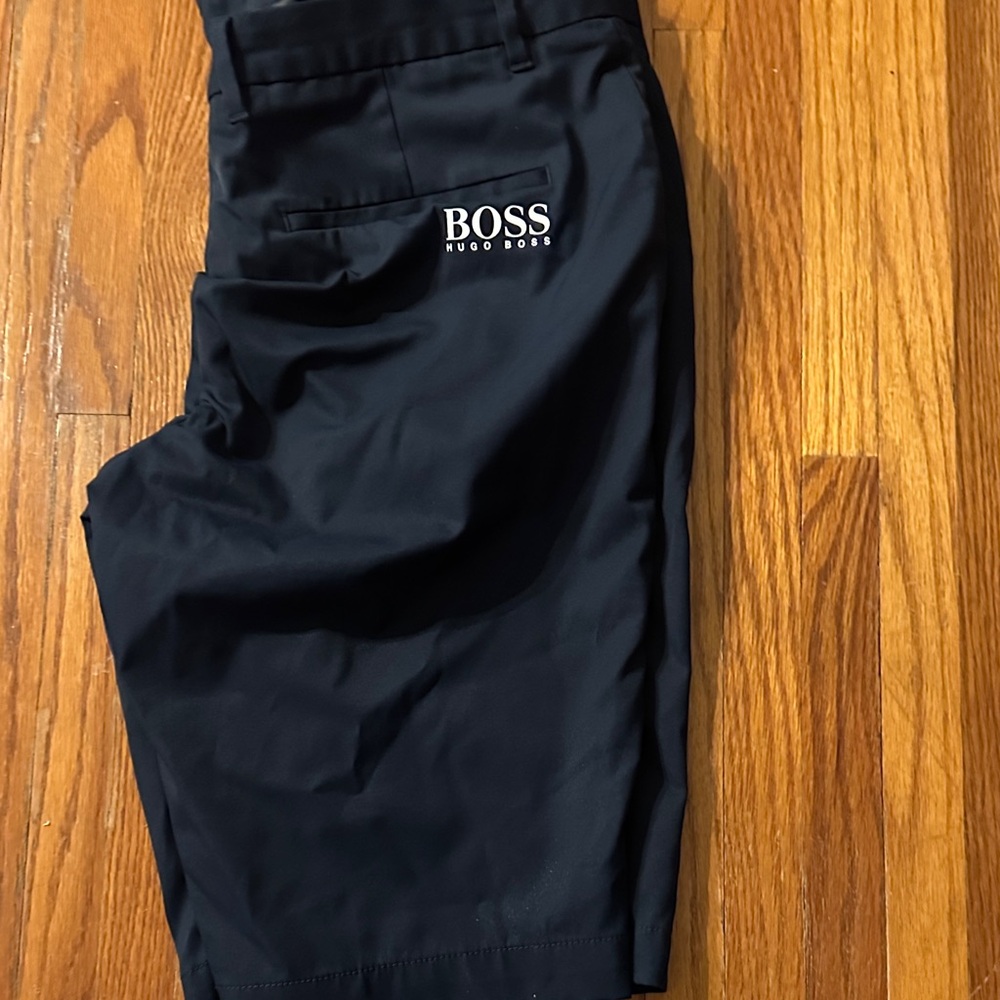 Boss Men's Dark Blue Dress Pants